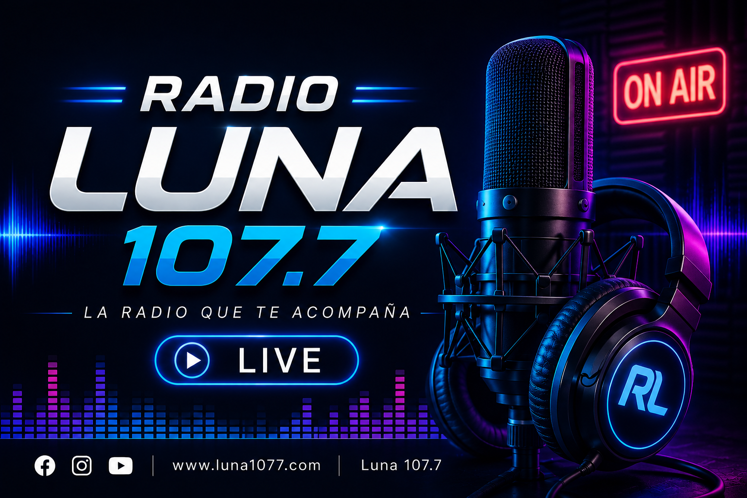portada de Radio Luna 107.7